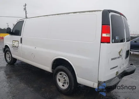 2009 Chevrolet Express 2500 Work Van from USA, damaged, VIN 1GCGG25CX91156286